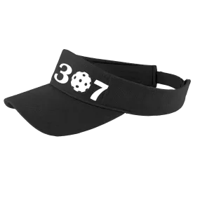 307 Wyoming Pickleball Club | Pickleball Visors | Moisture Wicking 100% Polyester