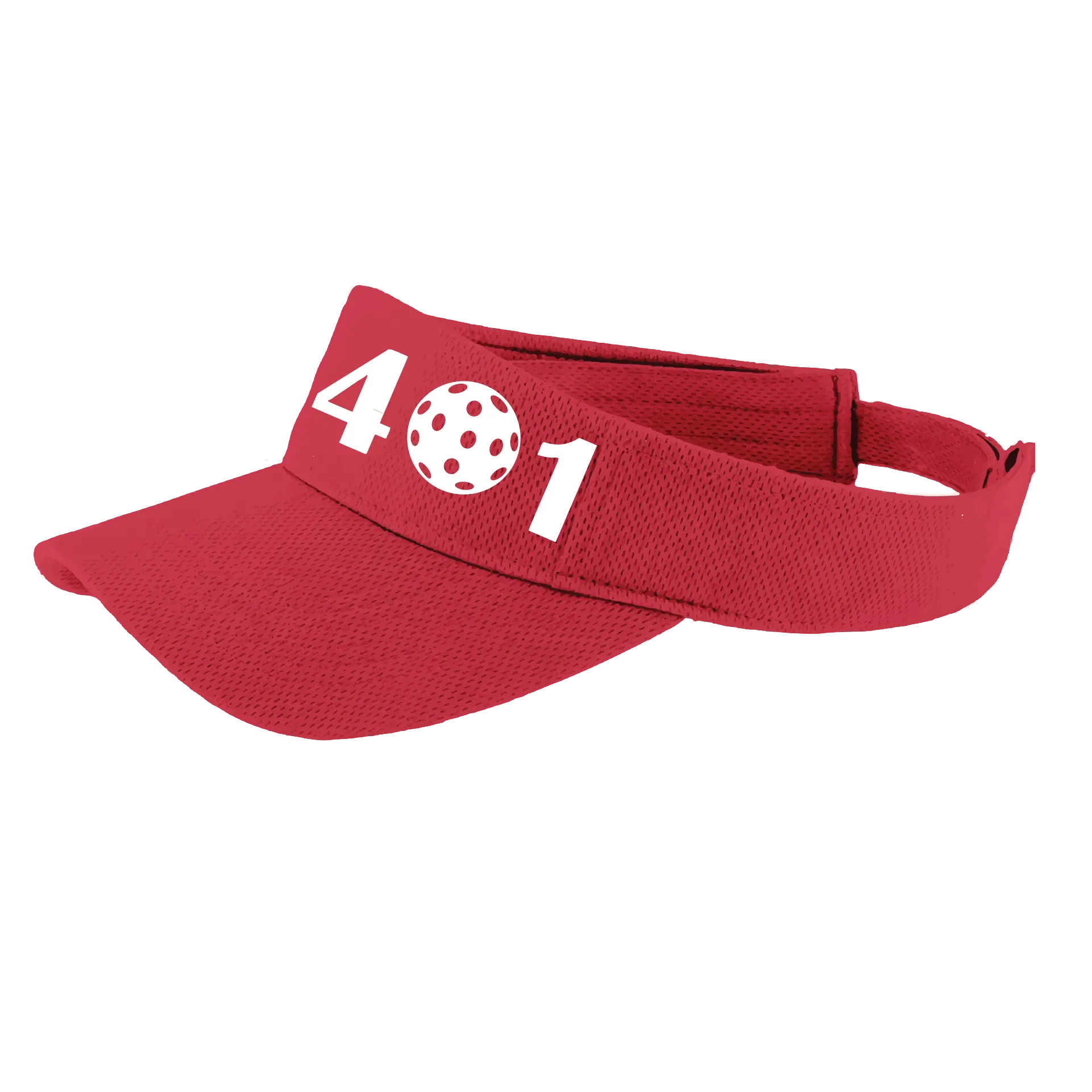 401 Rhode Island Pickleball Club | Pickleball Visors | Moisture Wicking 100% Polyester