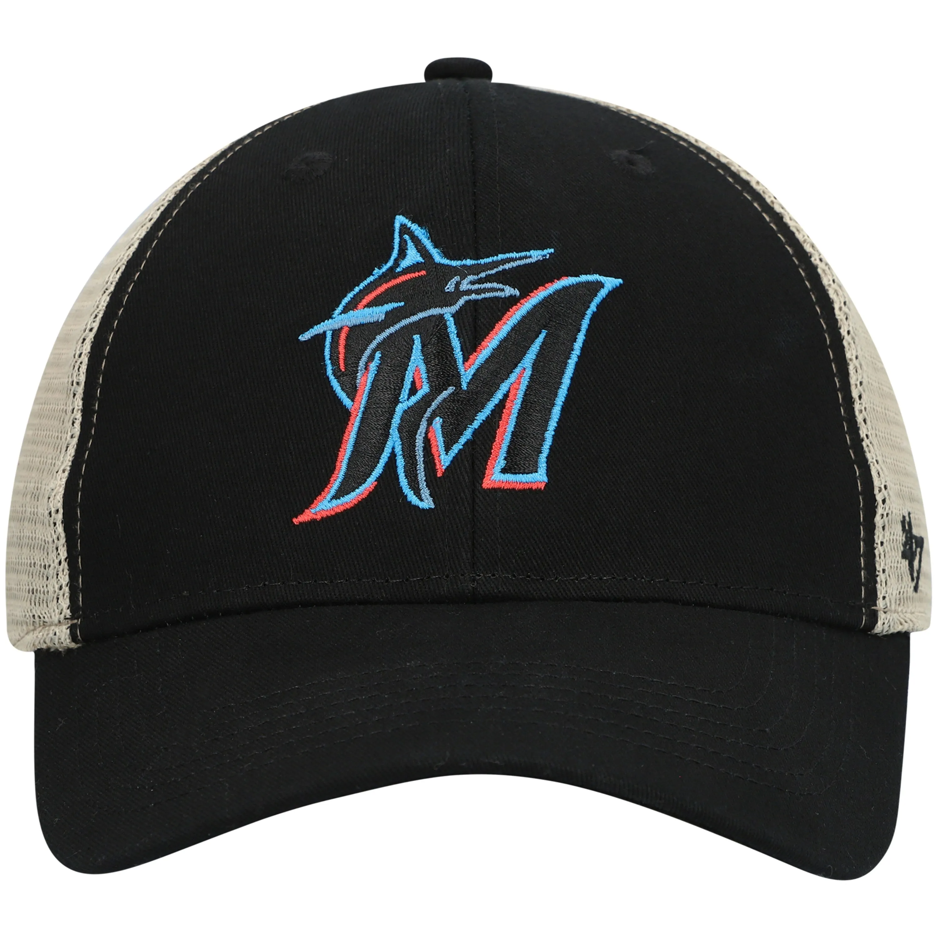 47 BrandMiami Marlins Snapback Adjustable Trucker Hat