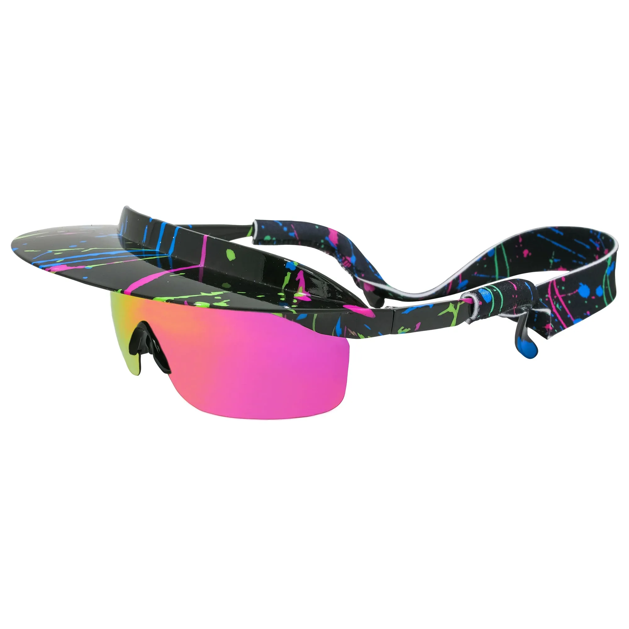 90's Splatter - Visor Shades