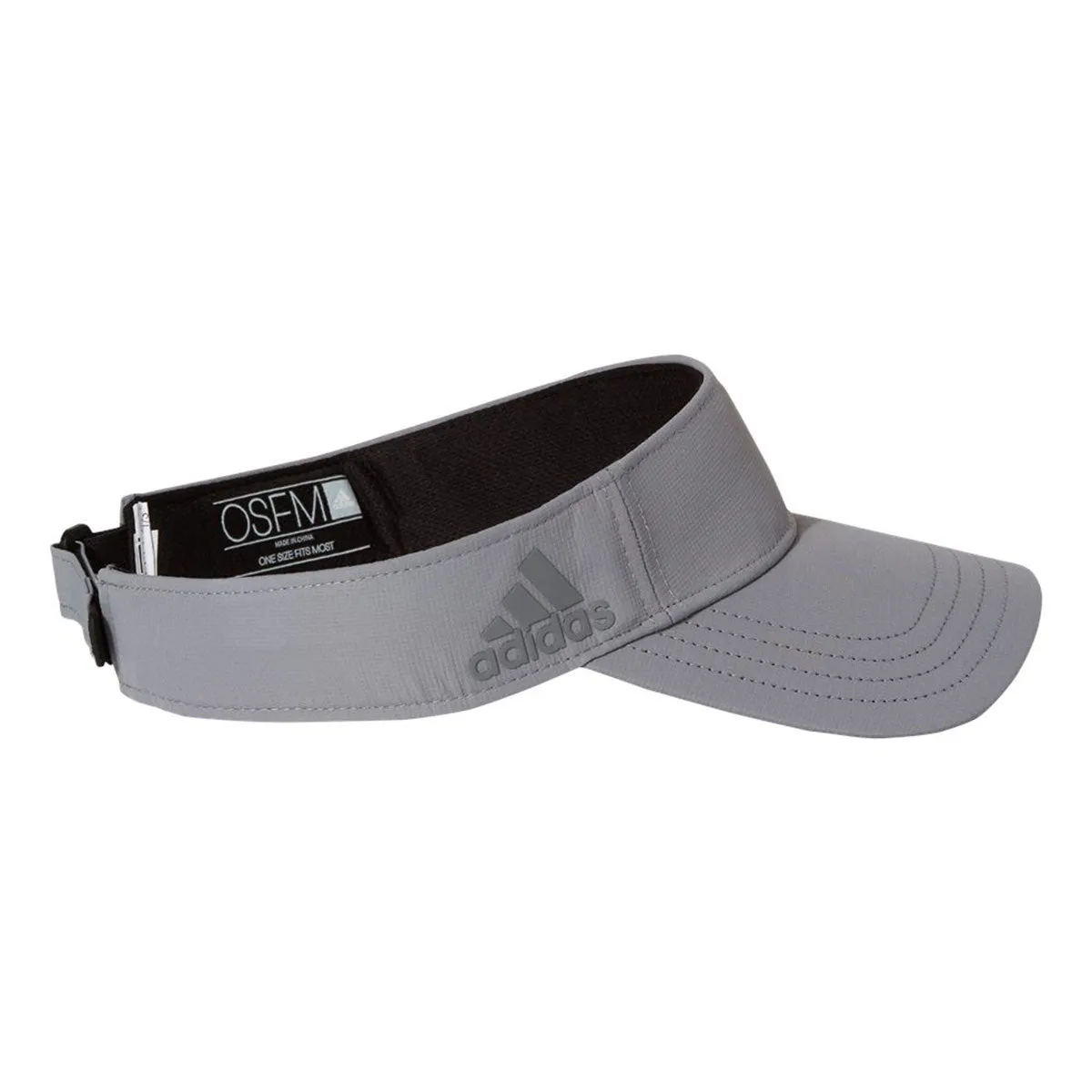 adidas Grey Poly Textured Visor