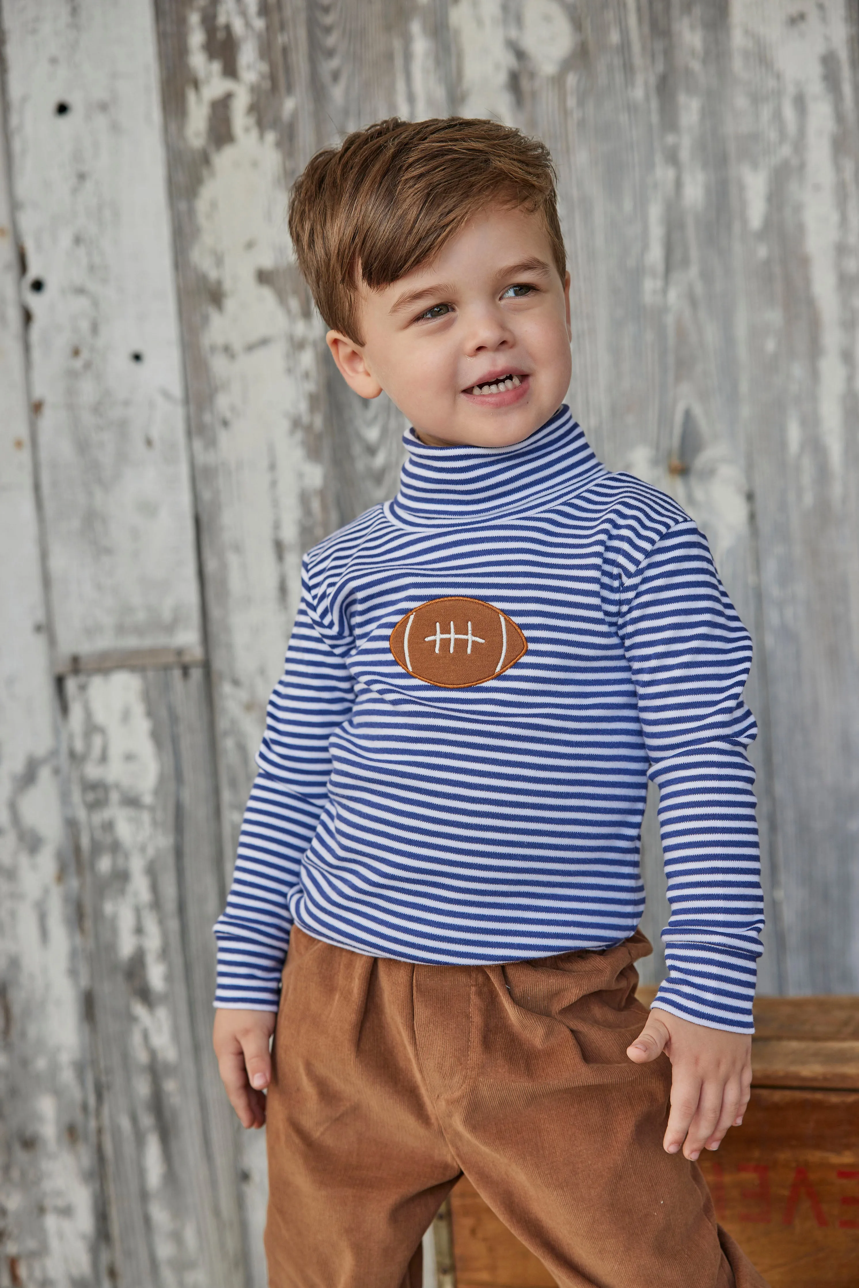 Applique Turtleneck - Football