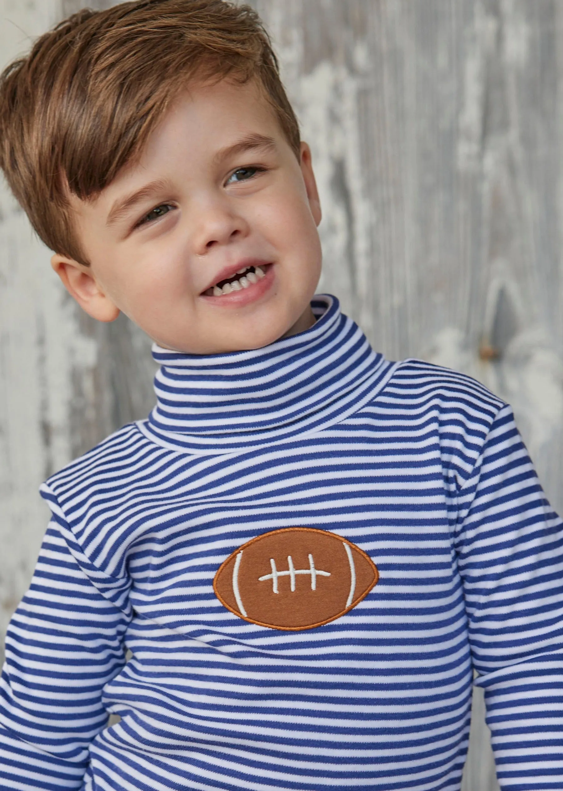 Applique Turtleneck - Football