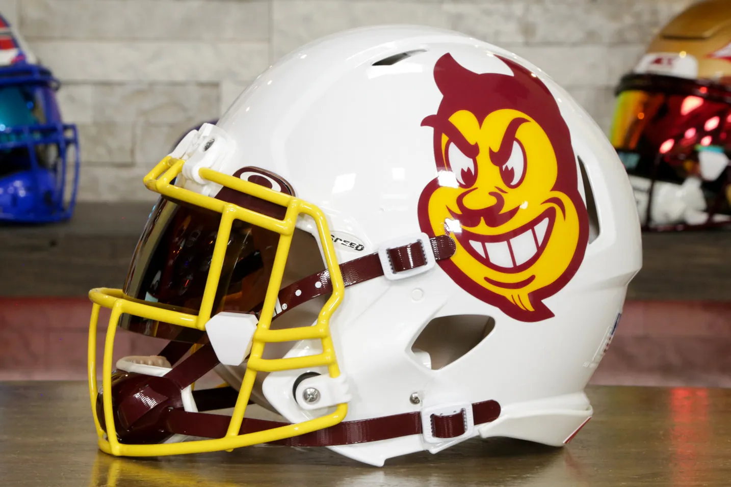 Arizona State Sun Devils Riddell Speed Authentic Helmet - GG Edition