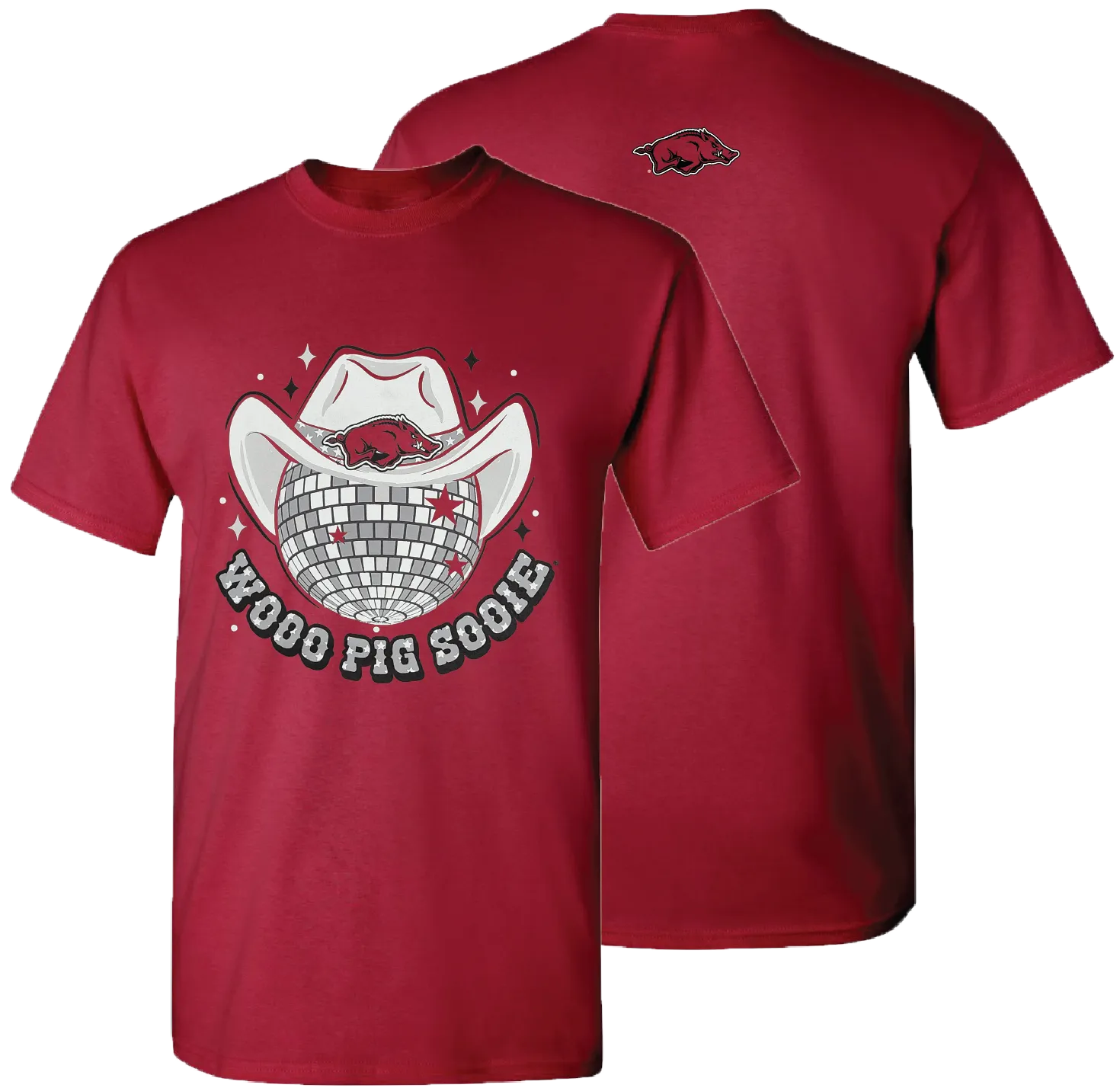 Arkansas Woo Pig Sooie Disco Hat T-Shirt