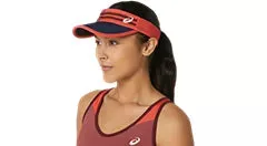 Asics Graphic Visor Red Snapper