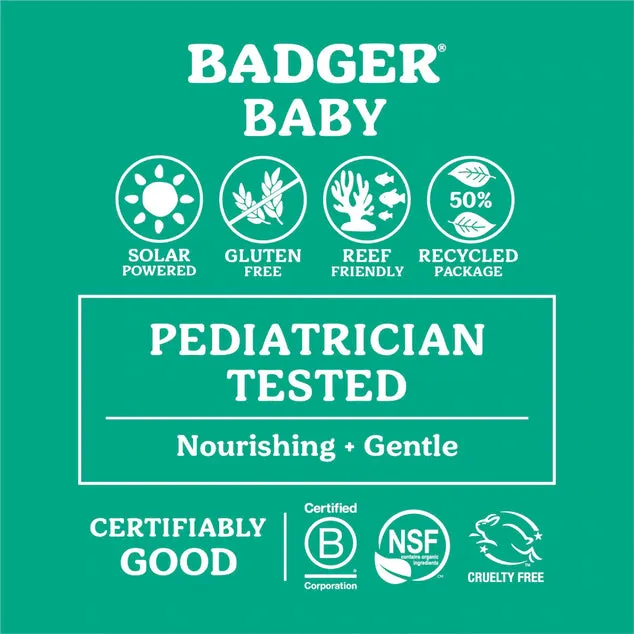 Badger SPF 40 Clear Zinc Baby Sunscreen