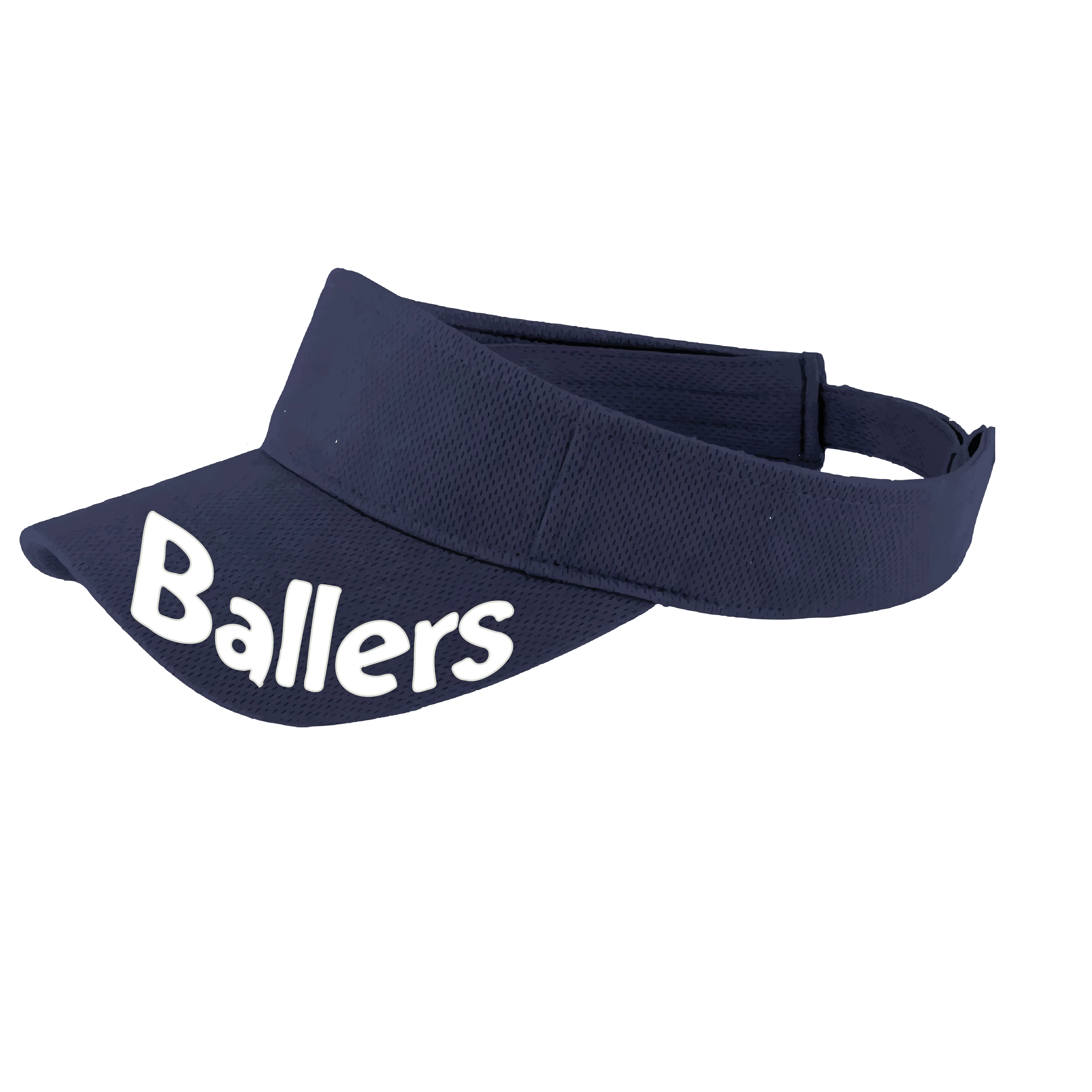 Ballers With Pickleballs (Customizable) | Pickleball Visors | Moisture Wicking 100% Polyester