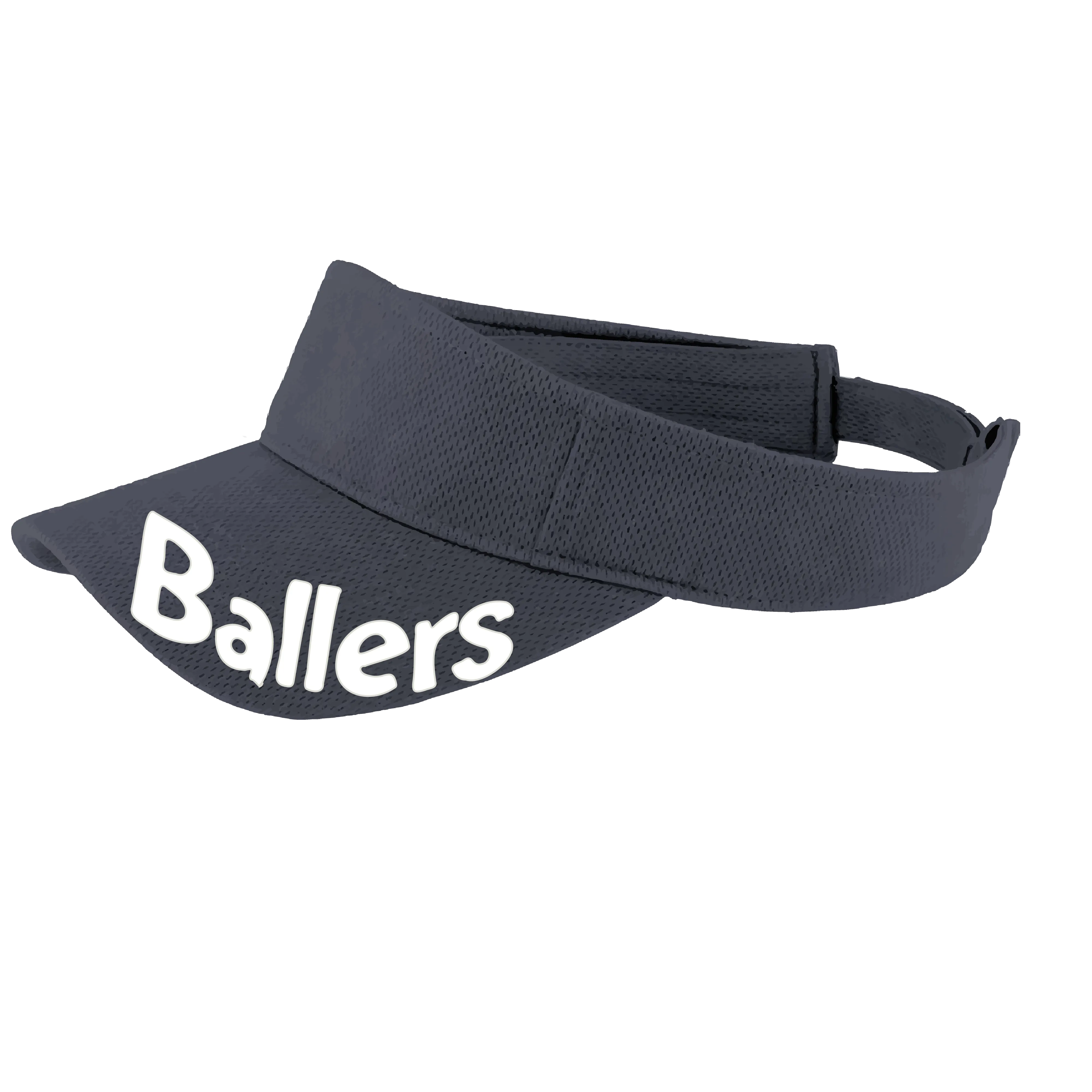 Ballers With Pickleballs (Customizable) | Pickleball Visors | Moisture Wicking 100% Polyester