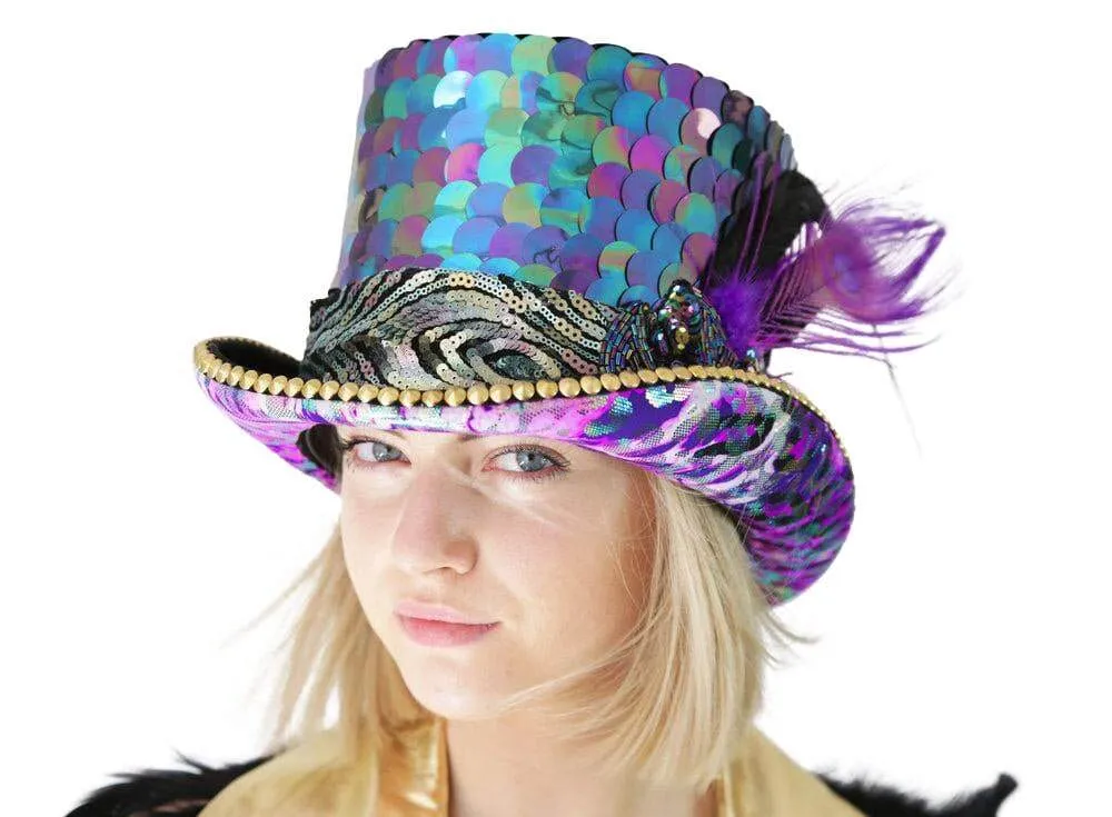 Bespoke Sequin Top Hat