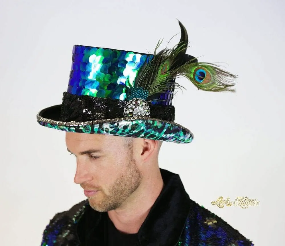 Bespoke Sequin Top Hat