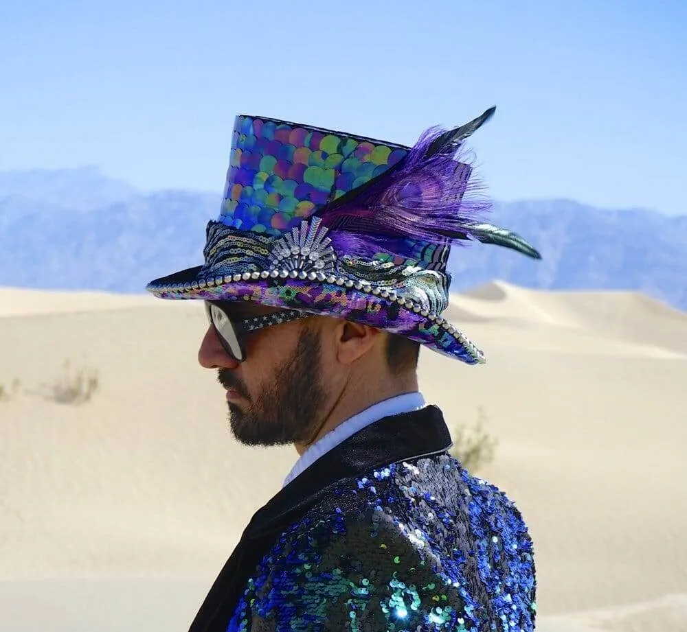 Bespoke Sequin Top Hat