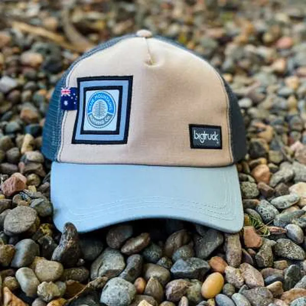 Blue Mountains Running Co Branded Big Truck Pioneer Mesh Cap