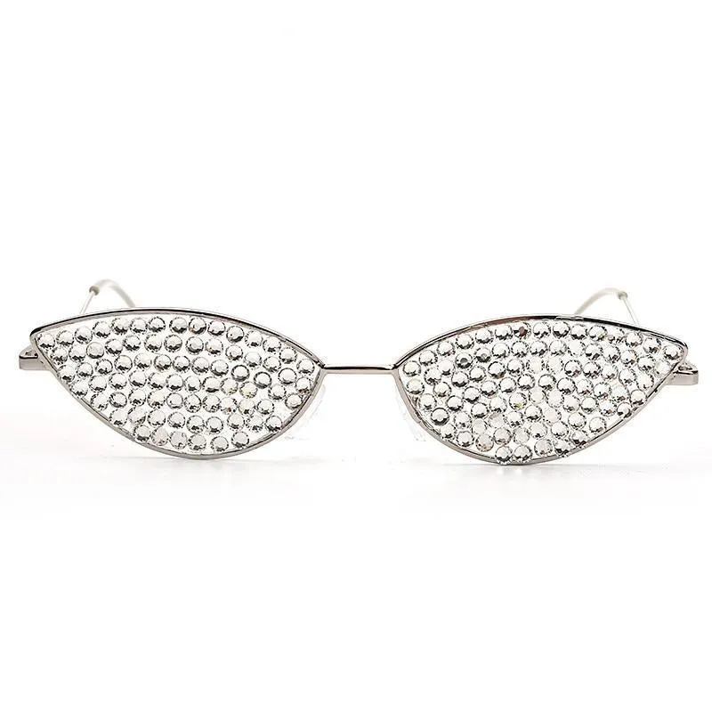 CAT-EYE Rhinestone Sun Glasses