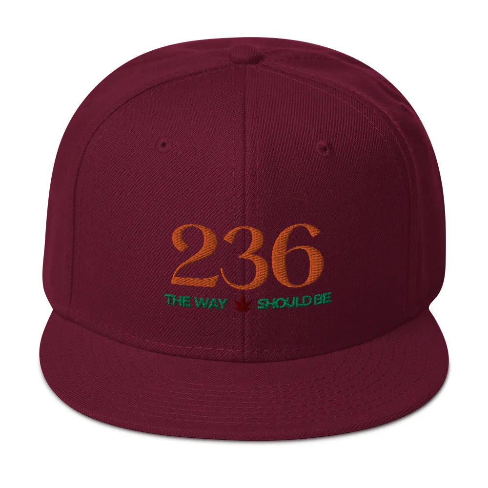 Coastal Maine Cannabis Inspired Snapback Hat