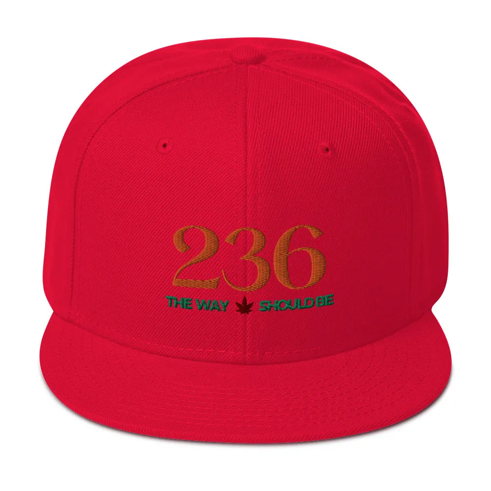 Coastal Maine Cannabis Inspired Snapback Hat