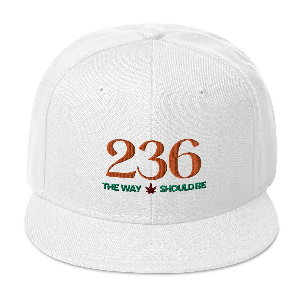 Coastal Maine Cannabis Inspired Snapback Hat