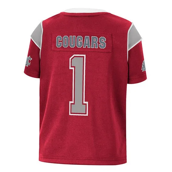 Colosseum Toddler WSU 1  Football Jersey