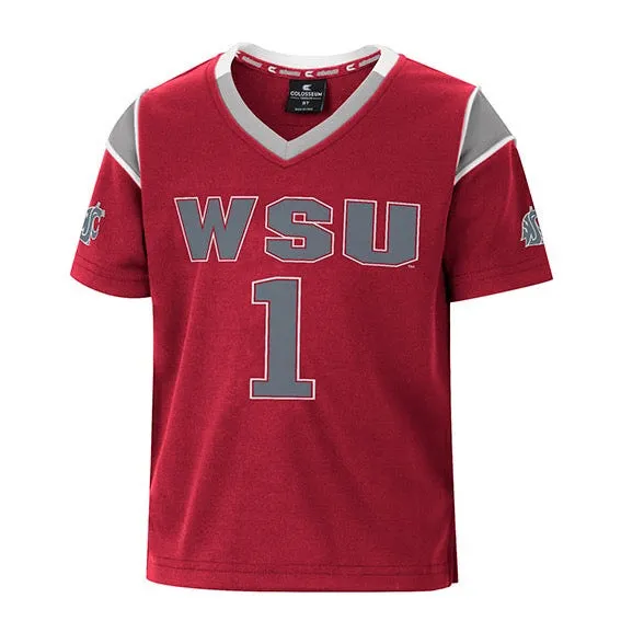 Colosseum Toddler WSU 1  Football Jersey