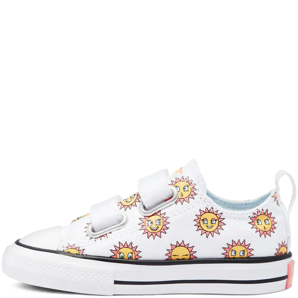 Converse- kids Chuck Taylor All Star 2V Low Top Sun Graphic Easy-On 770703