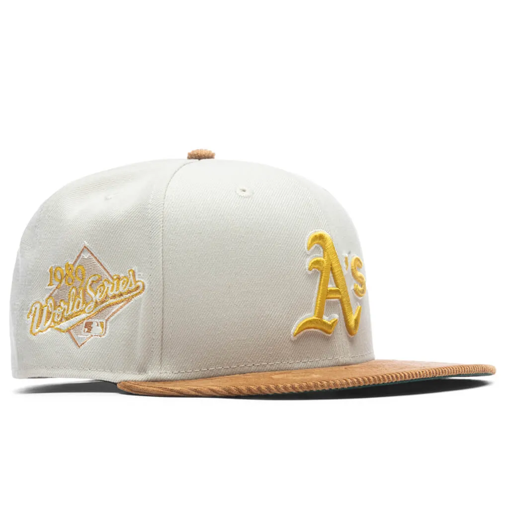 Cord Visor 59FIFTY Fitted - Oakland Athletics