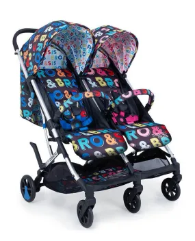 Cosatto Woosh Double Stroller - Bro & Sis