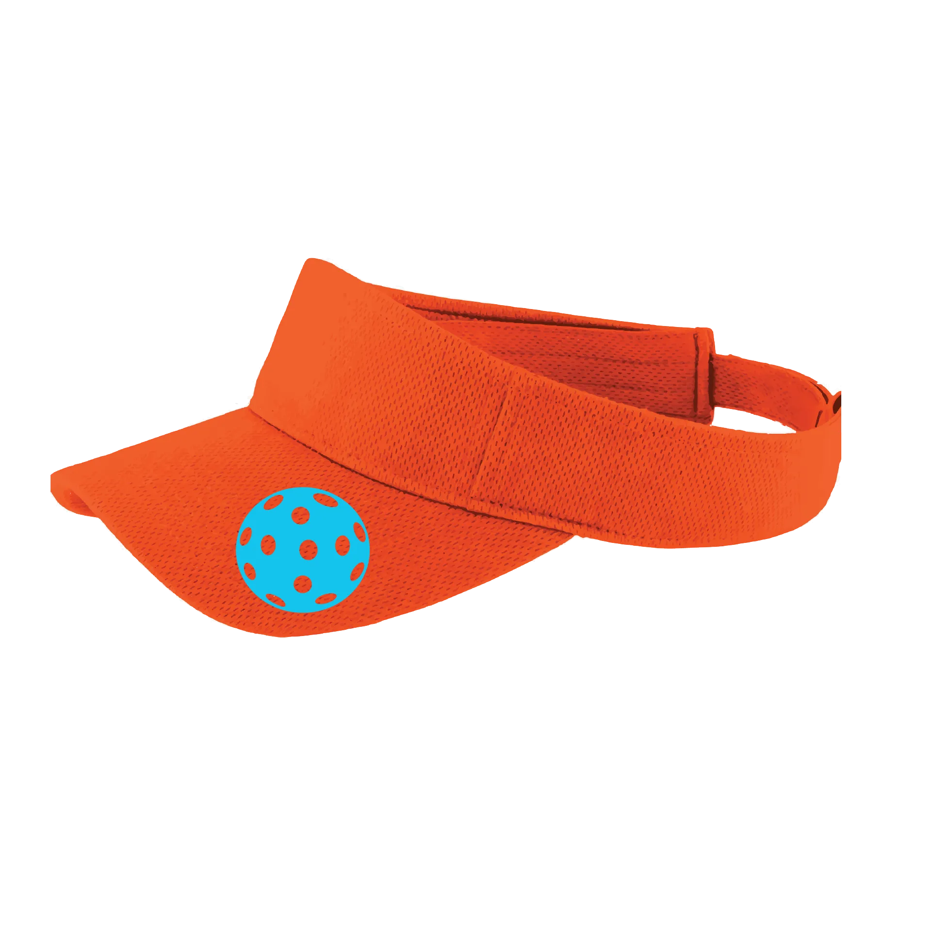 Cyan Pickleball (Customizable) | Pickleball Visors | Moisture Wicking 100% Polyester