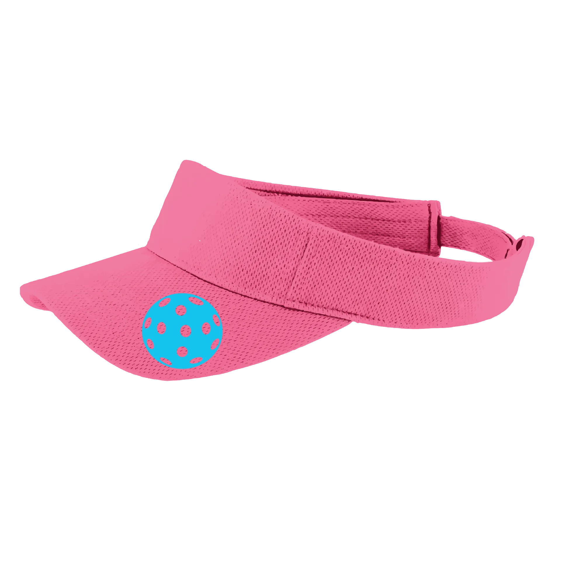 Cyan Pickleball (Customizable) | Pickleball Visors | Moisture Wicking 100% Polyester