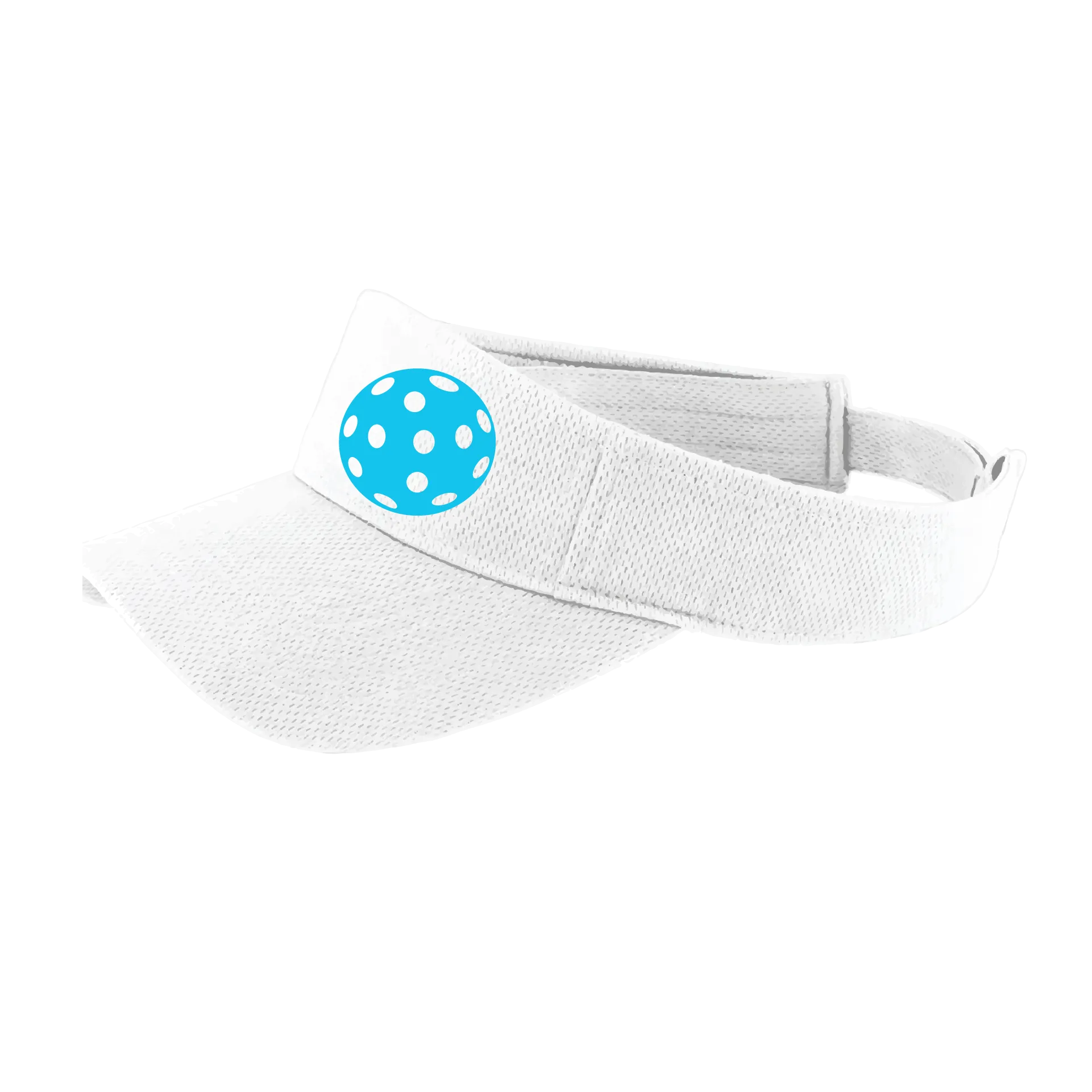 Cyan Pickleball (Customizable) | Pickleball Visors | Moisture Wicking 100% Polyester