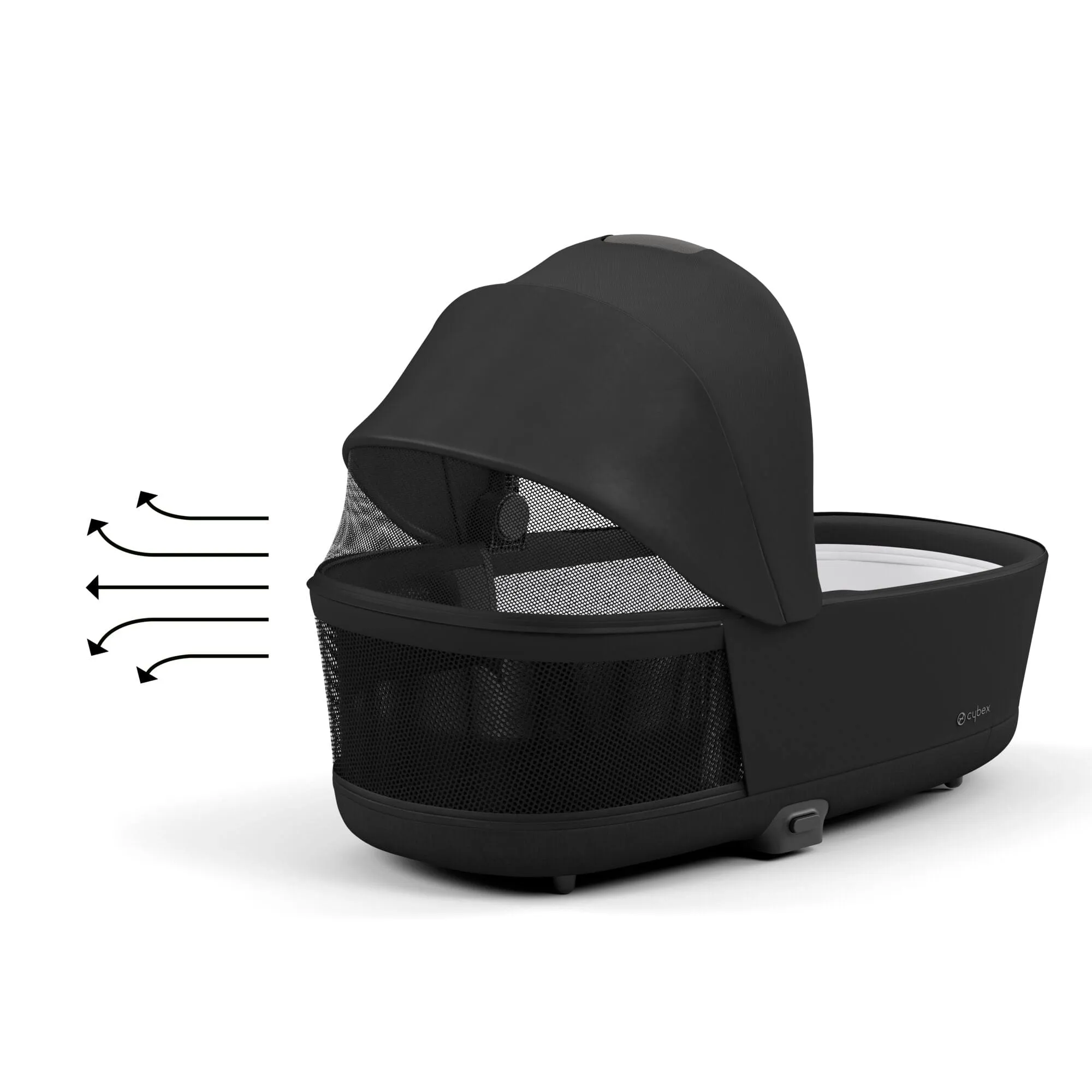 Cybex Priam Lux Carrycot - Sepia Black (2023)