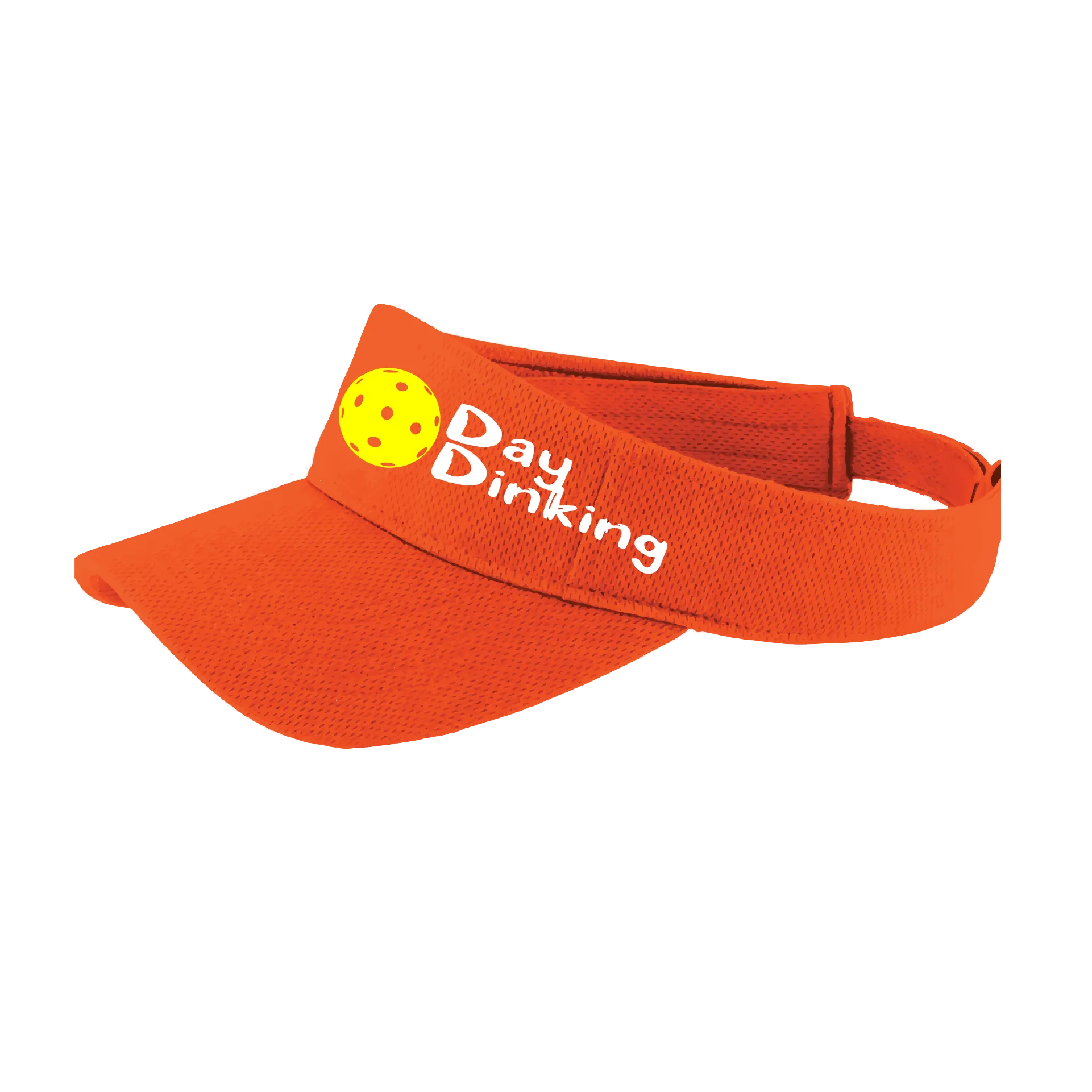 Day Dinking With Pickleball (Customizable) | Pickleball Visors | Moisture Wicking 100% Polyester