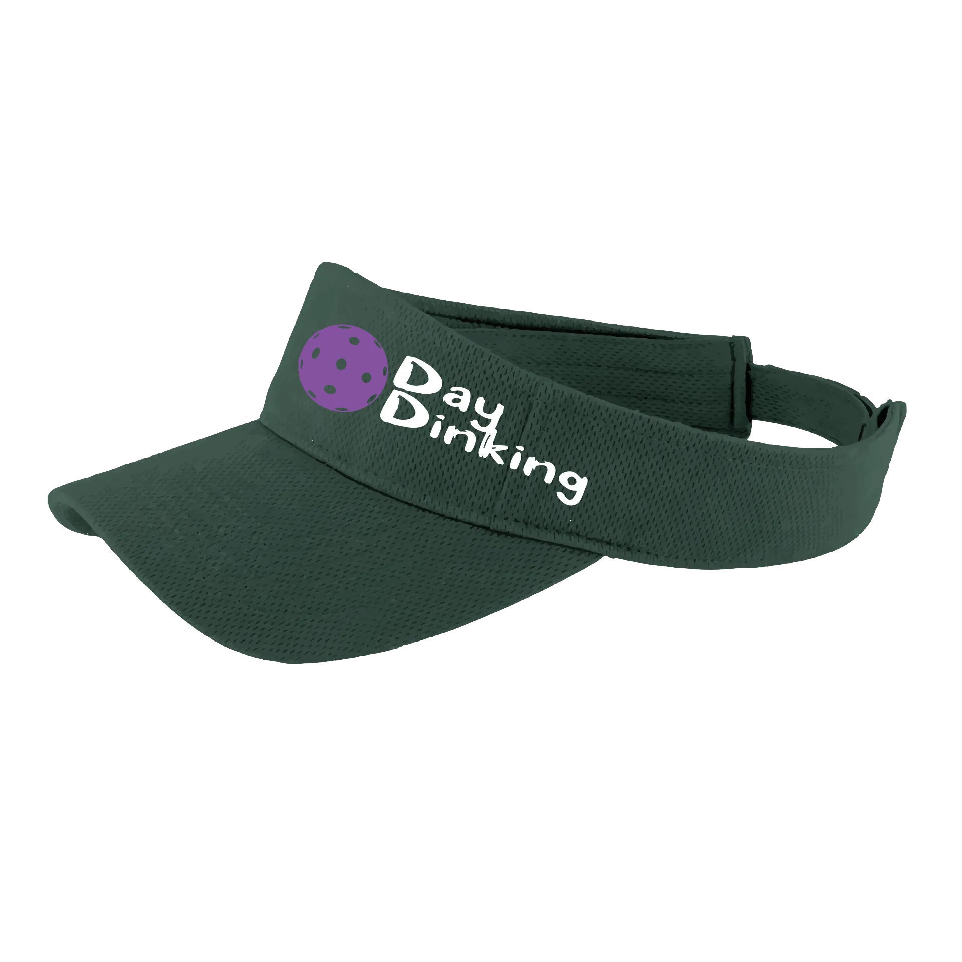 Day Dinking With Pickleball (Customizable) | Pickleball Visors | Moisture Wicking 100% Polyester