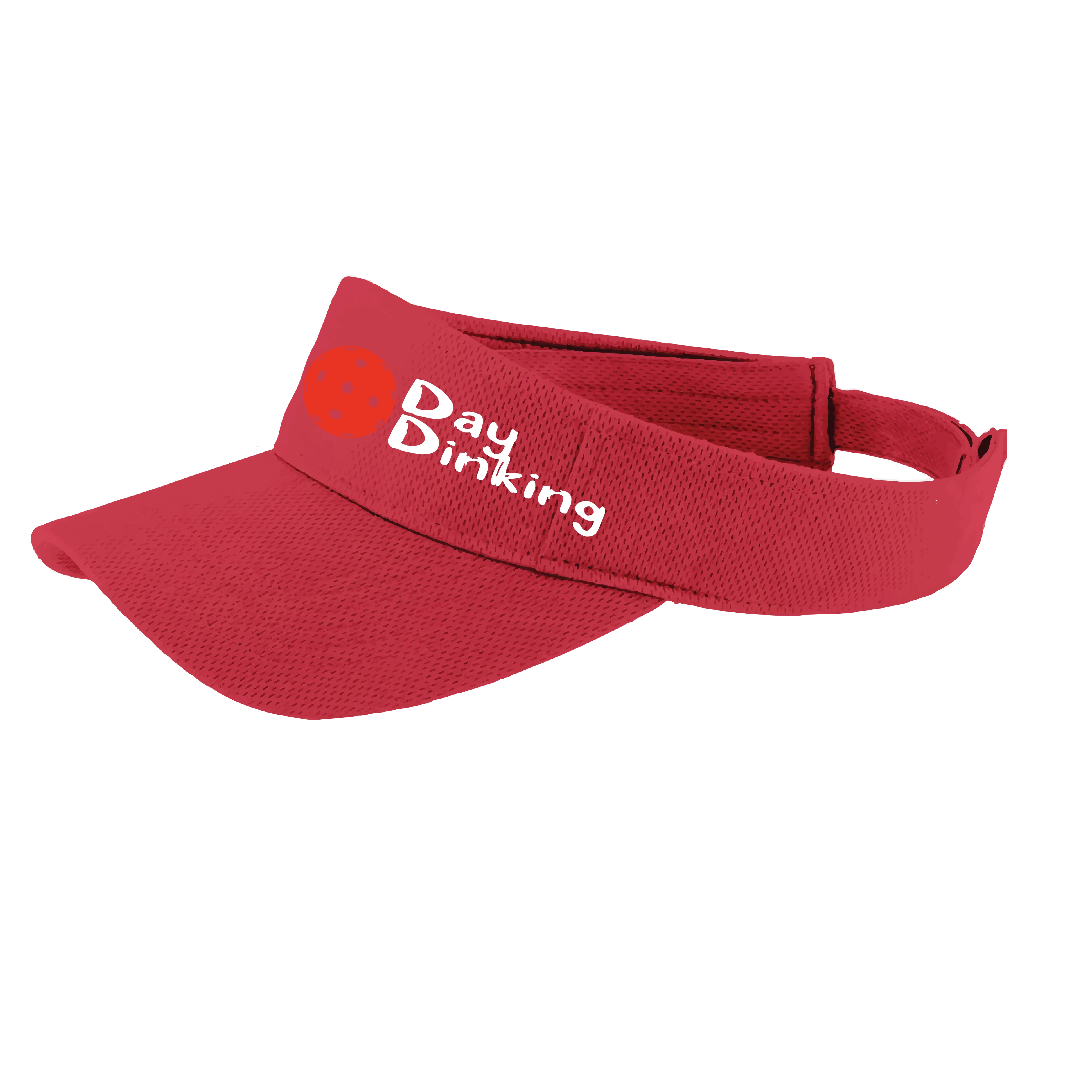 Day Dinking With Pickleball (Customizable) | Pickleball Visors | Moisture Wicking 100% Polyester