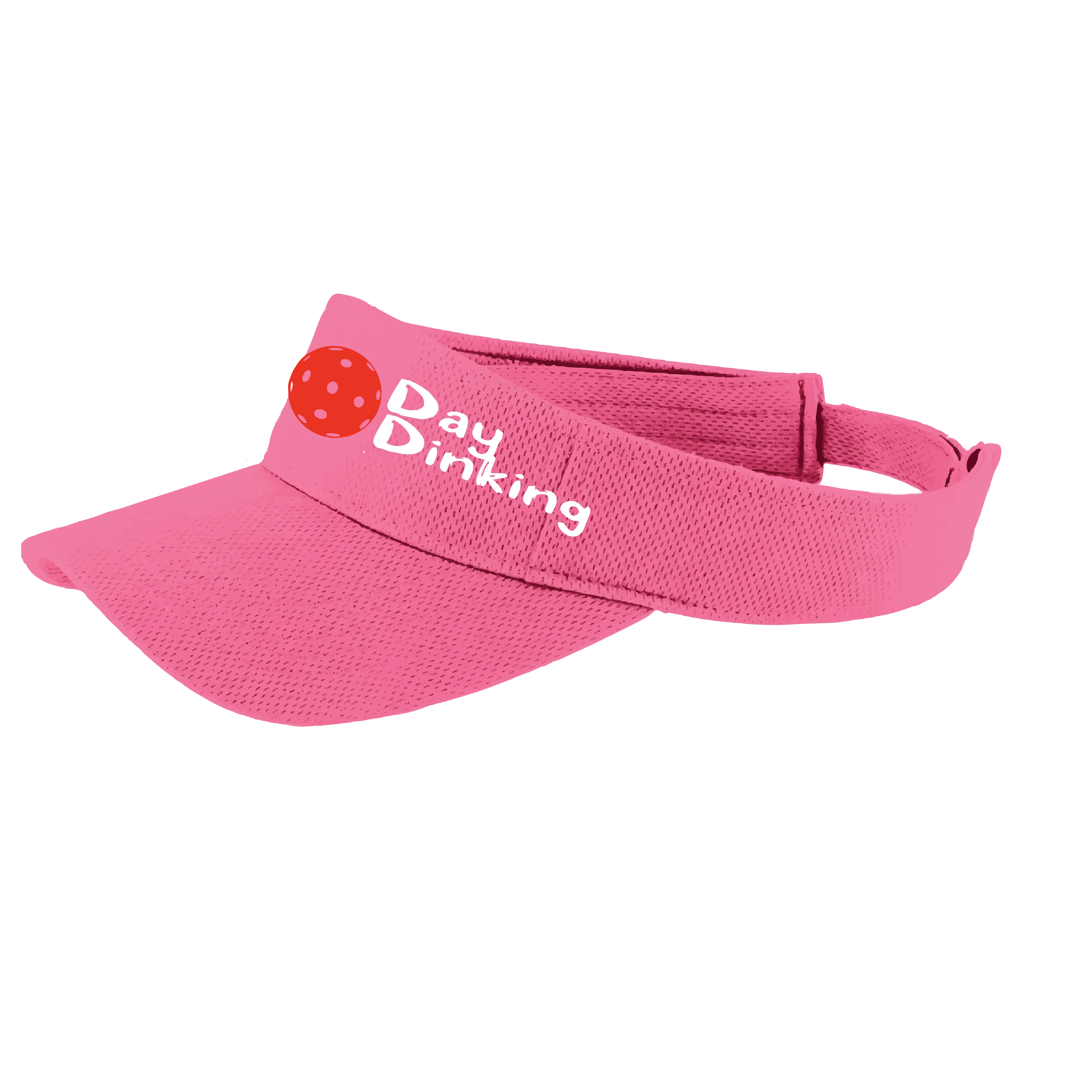 Day Dinking With Pickleball (Customizable) | Pickleball Visors | Moisture Wicking 100% Polyester