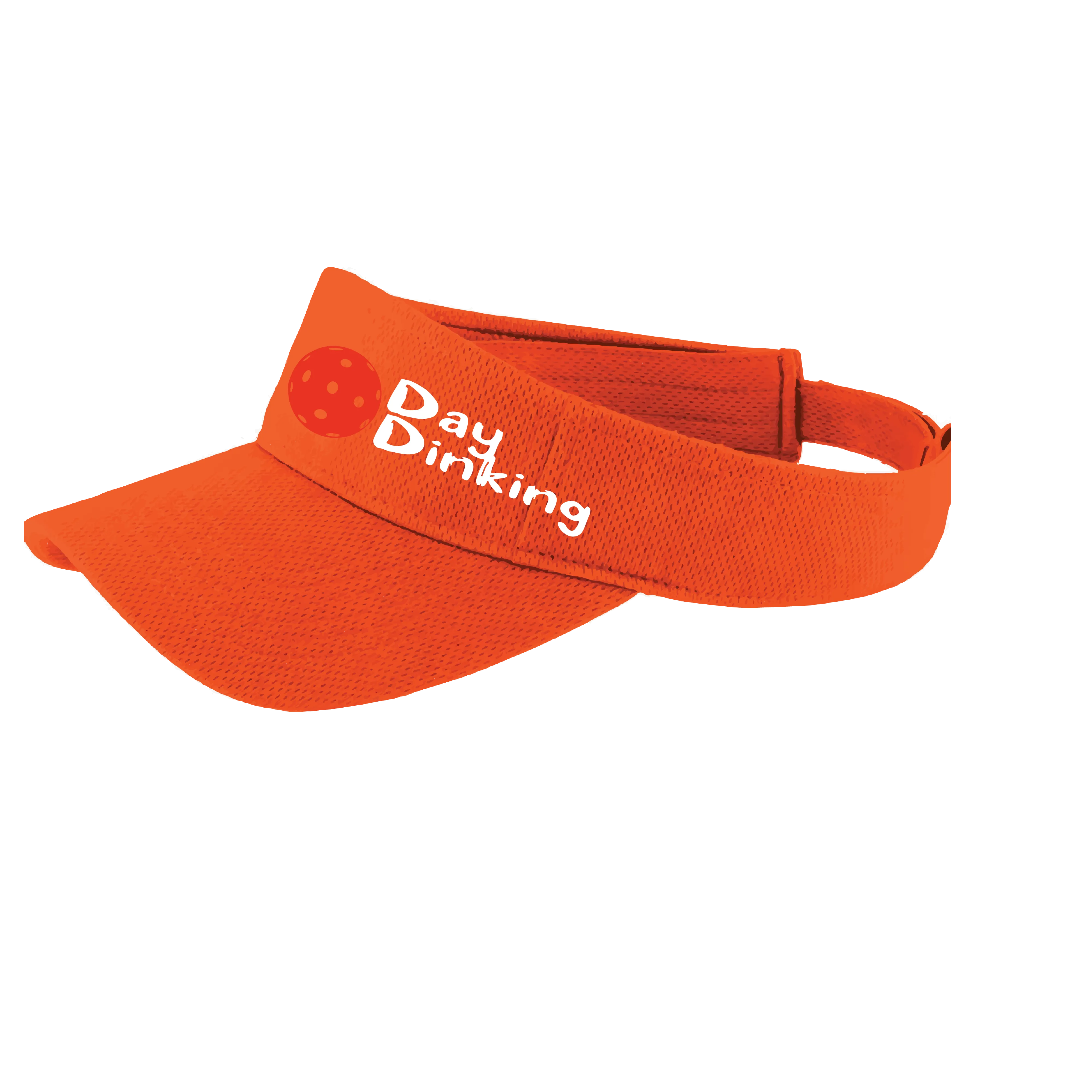 Day Dinking With Pickleball (Customizable) | Pickleball Visors | Moisture Wicking 100% Polyester