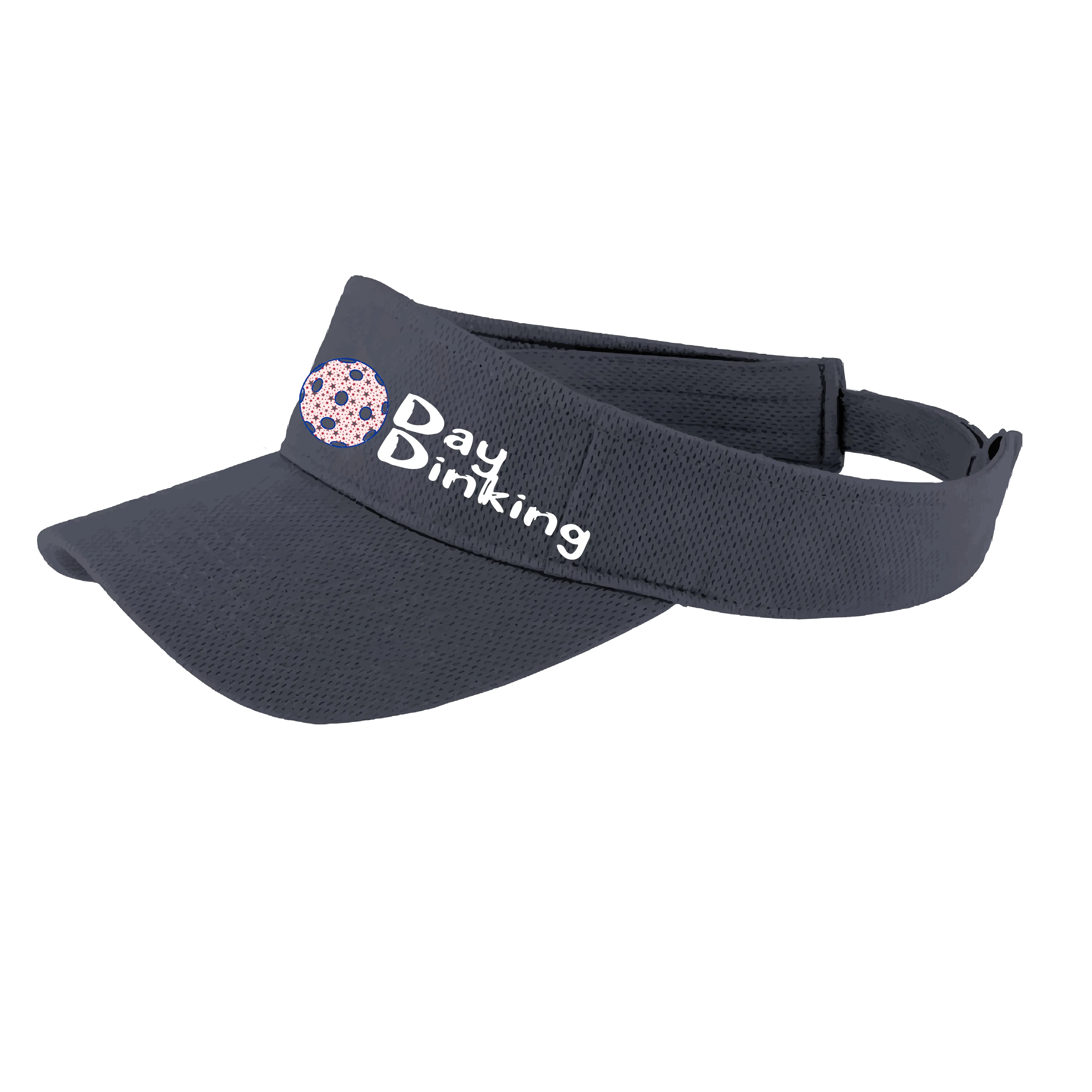 Day Dinking With Pickleball (Customizable) | Pickleball Visors | Moisture Wicking 100% Polyester