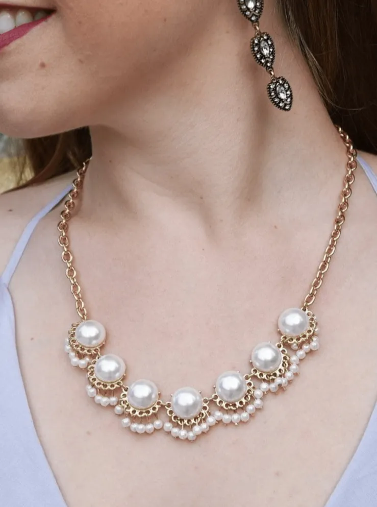 Girly Girl Pearl Necklace