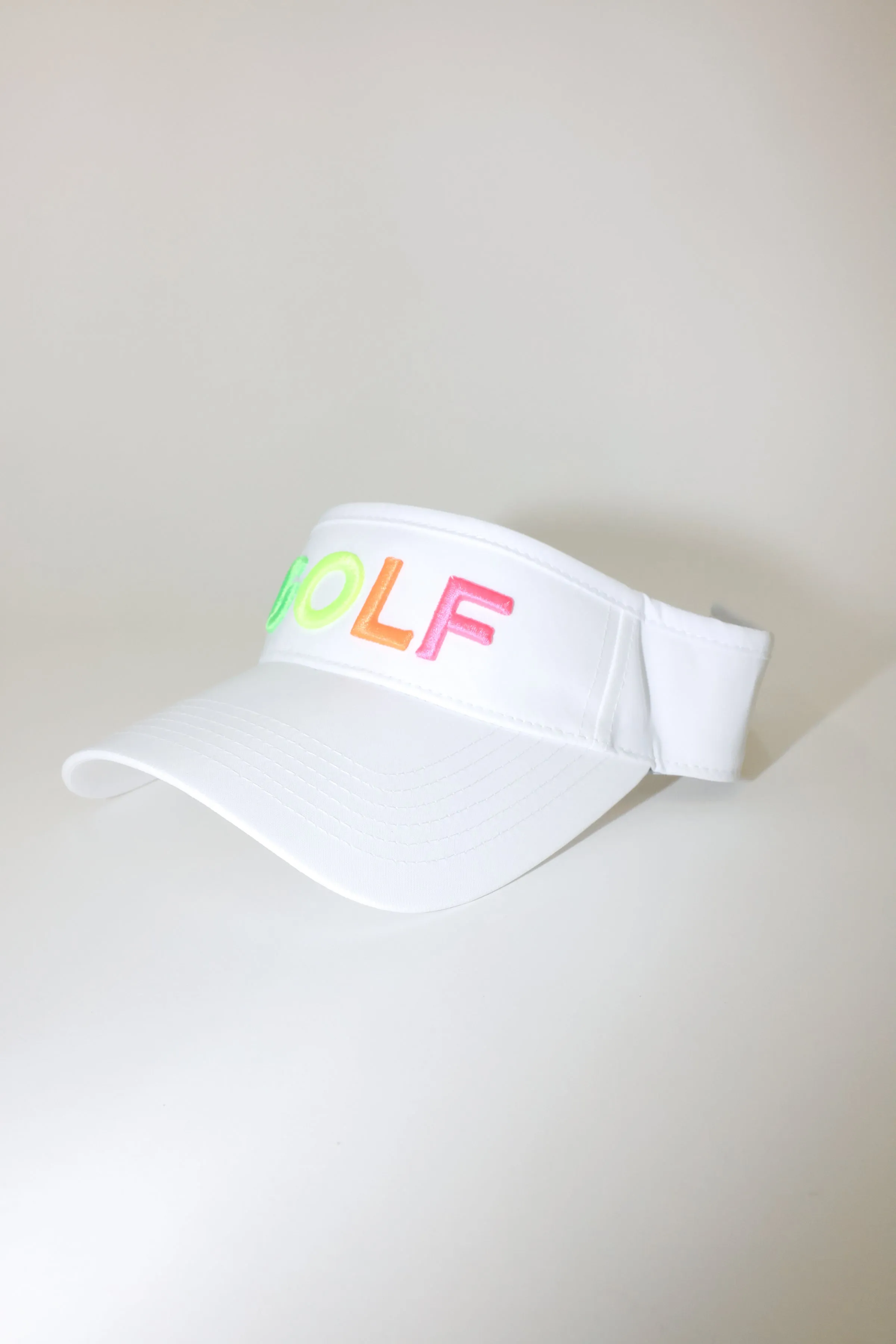 Golf Visor with Puff Logo