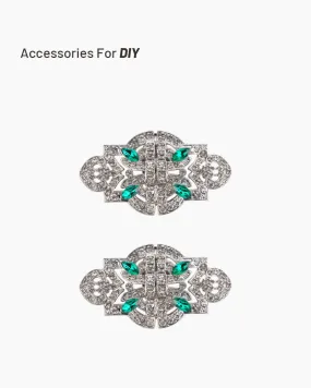 Green Diamond Irregular Buckle