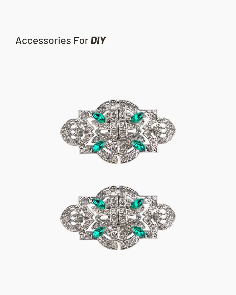 Green Diamond Irregular Buckle