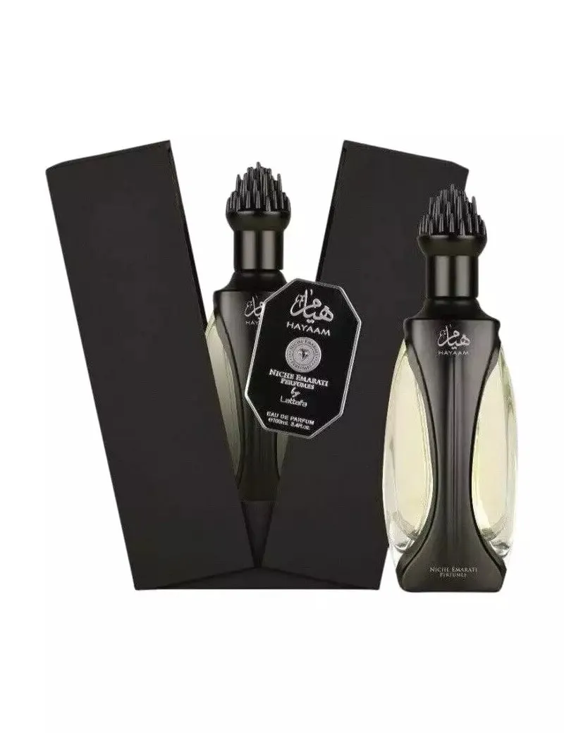 Hayaam 100ml EDP by Lattafa Niche Emarati Perfumes