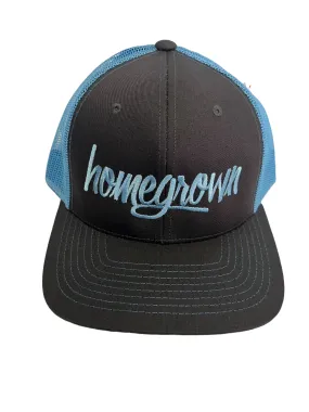 HOMEGROWN SCRIPT SKY BLUE SNAPBACK