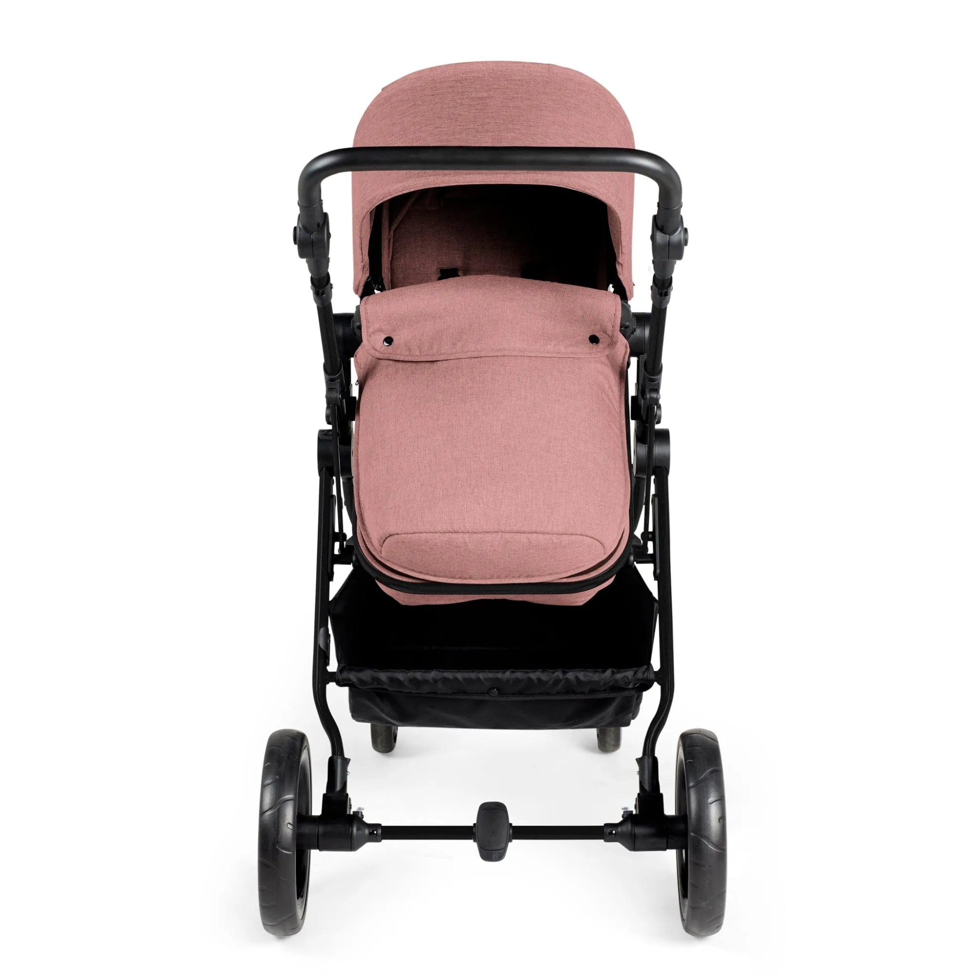 Ickle Bubba Comet 2 in 1 Plus Pushchair - Black / Dusky Pink