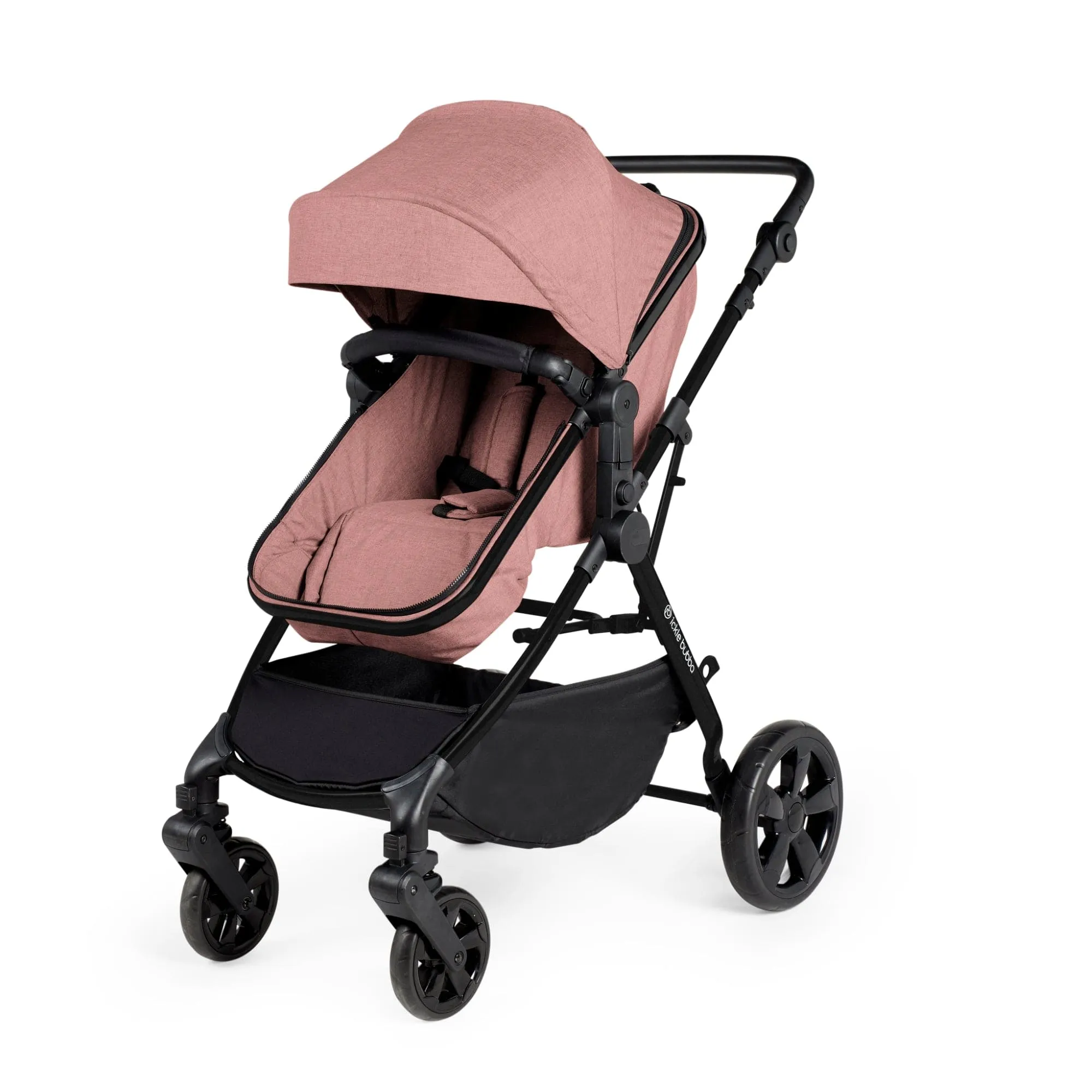 Ickle Bubba Comet 2 in 1 Plus Pushchair - Black / Dusky Pink