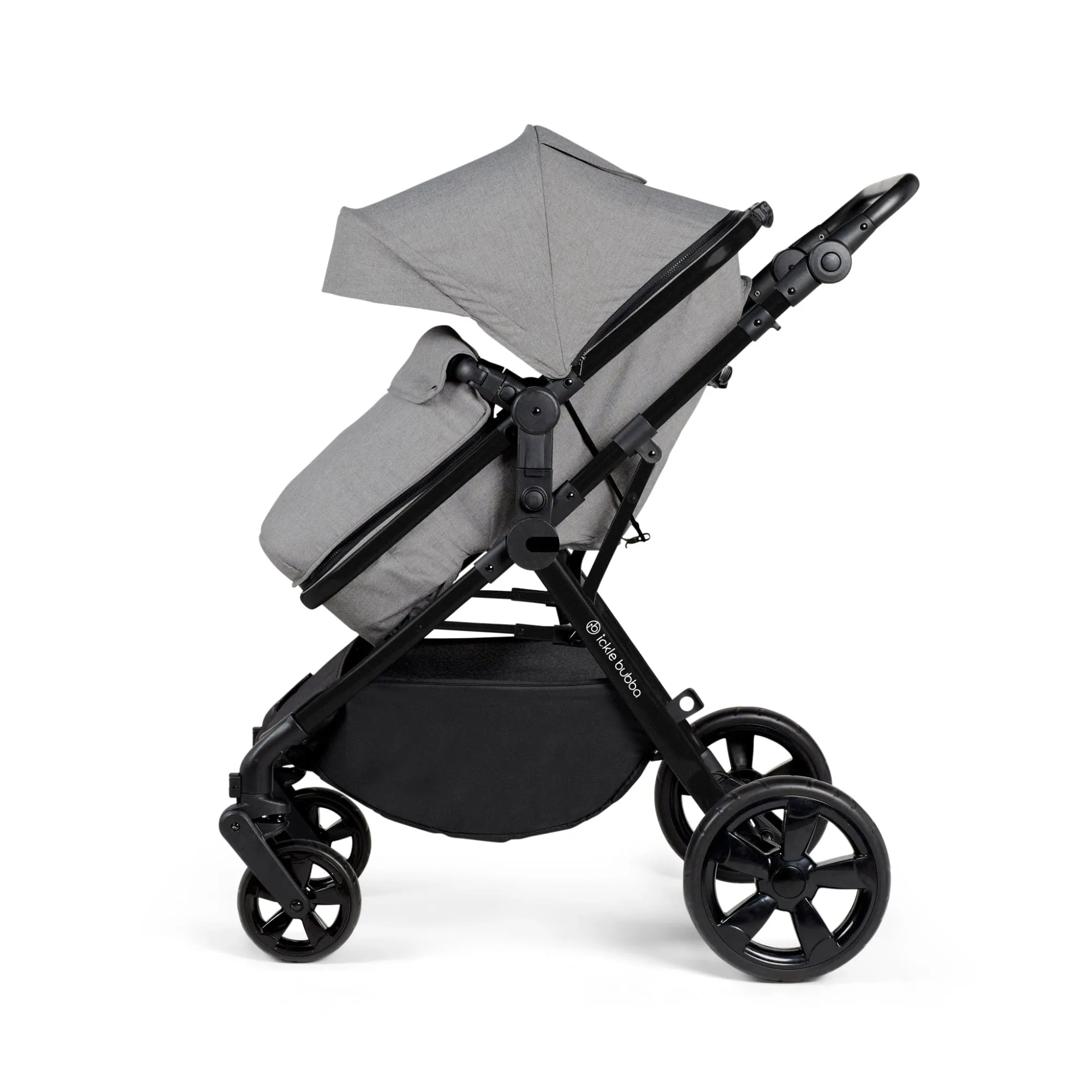 Ickle Bubba Comet 2 in 1 Plus Pushchair - Black / Space Grey