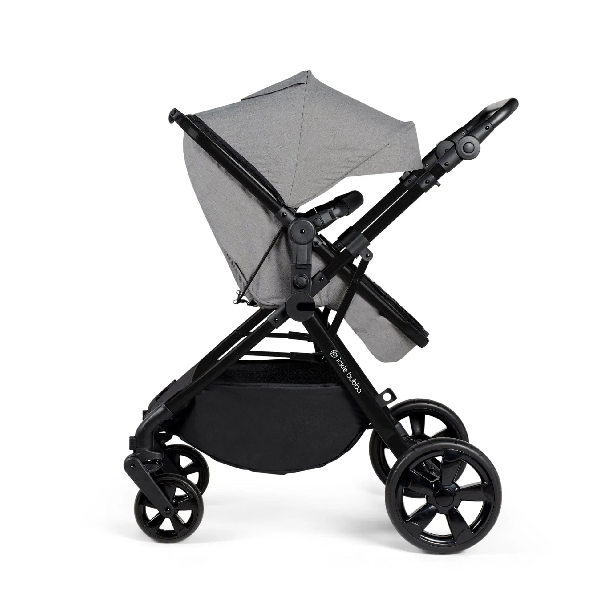 Ickle Bubba Comet 2 in 1 Plus Pushchair - Black / Space Grey