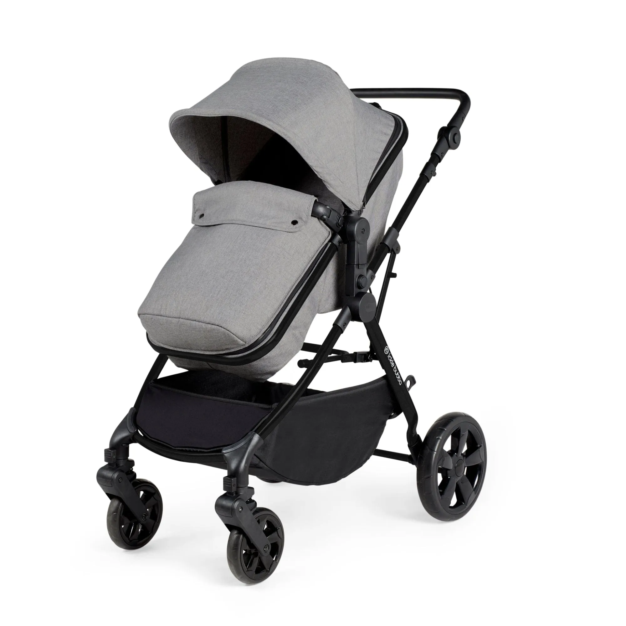 Ickle Bubba Comet 2 in 1 Plus Pushchair - Black / Space Grey