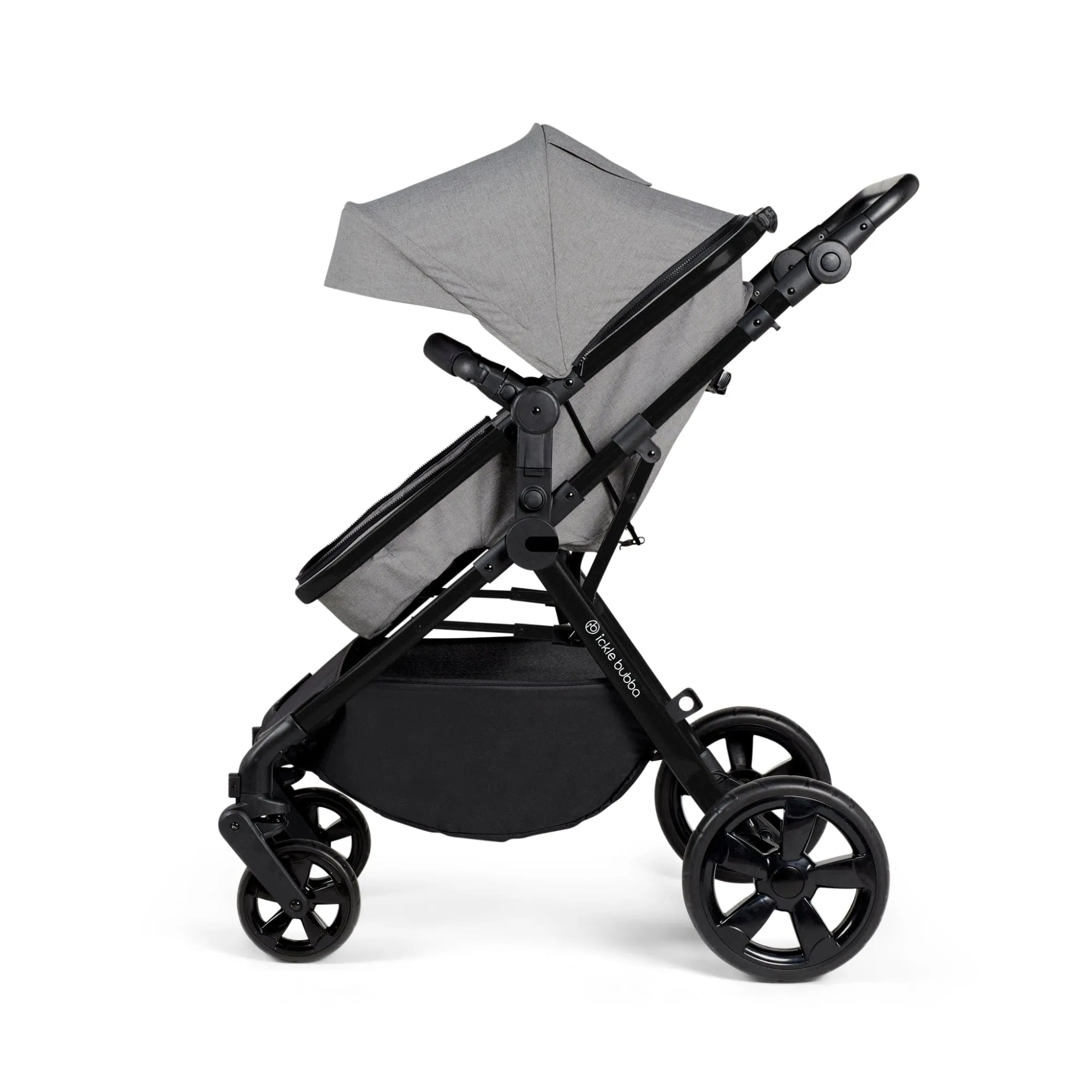 Ickle Bubba Comet 2 in 1 Plus Pushchair - Black / Space Grey