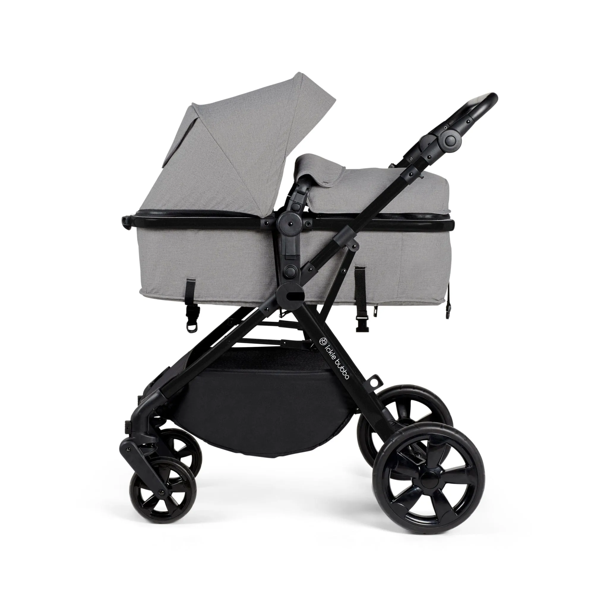 Ickle Bubba Comet 2 in 1 Plus Pushchair - Black / Space Grey