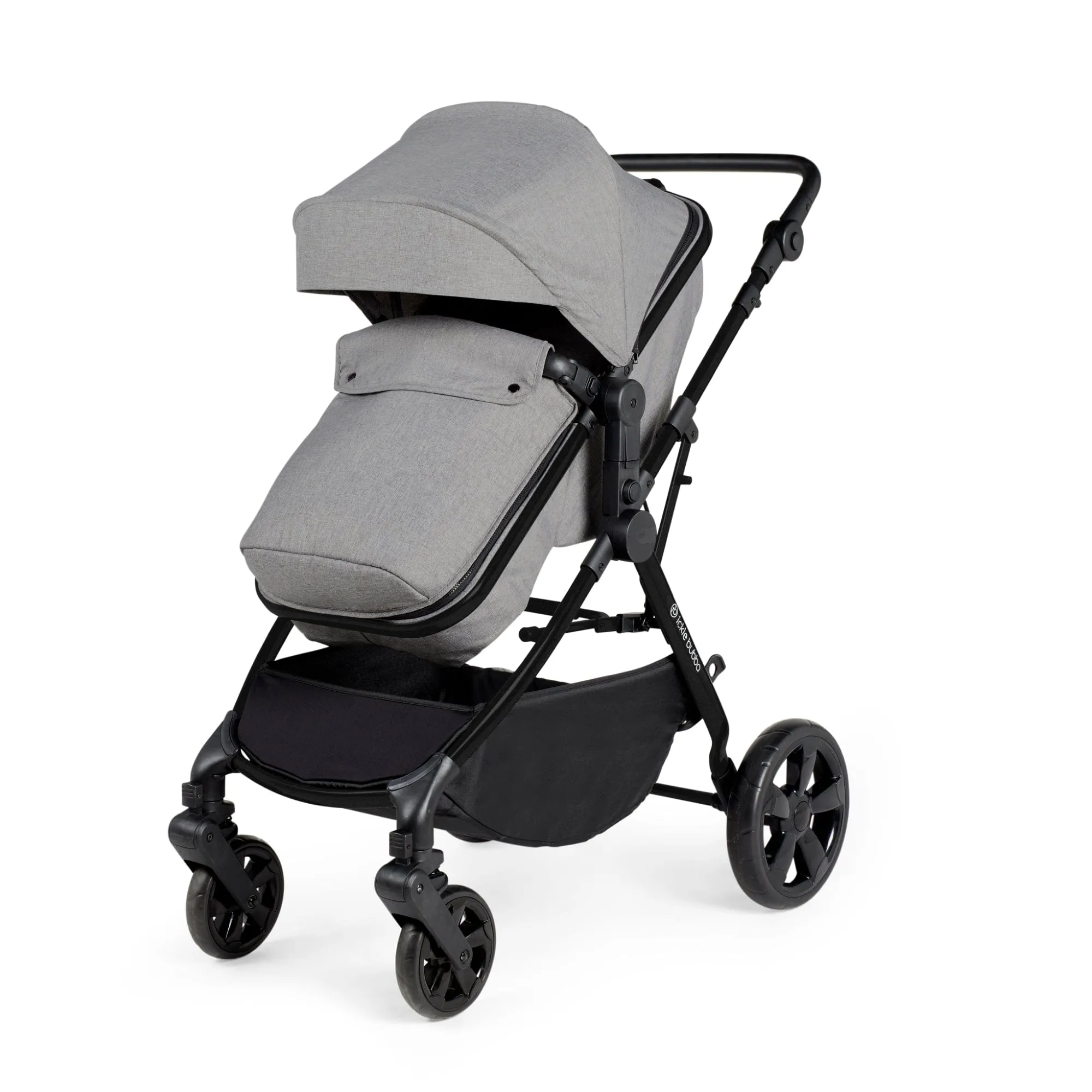 Ickle Bubba Comet 2 in 1 Plus Pushchair - Black / Space Grey